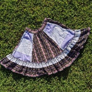 Vintage cottage core Square dance skirt circa 1980